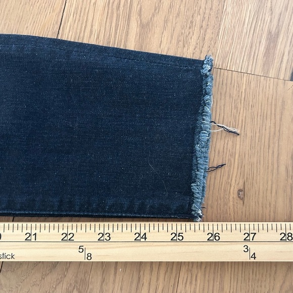 DL1961 No. 2 Trimtone Skinny Ankle Jeans Denim Pants High Rise Dark Blue Size 27 - Picture 9 of 14